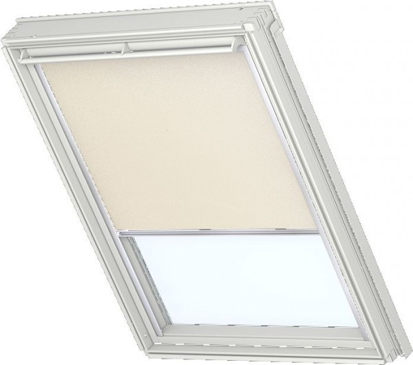 VELUX Verdunkelungsrollo für weiße Fenster, alufarbige