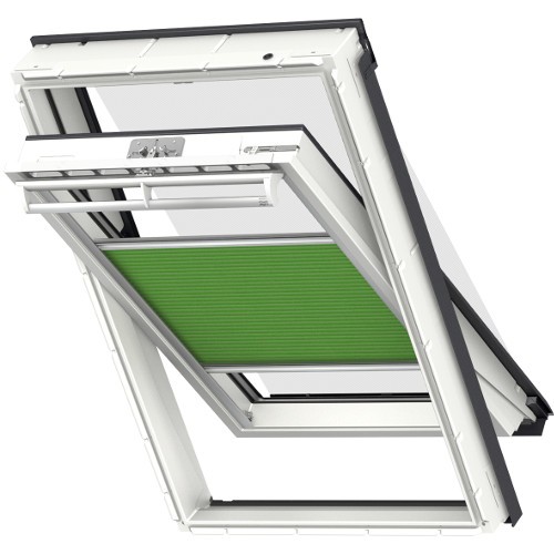 VELUX Plissees Generation ab 2013 (CK02-UK10) Farben Premium Schienen Weiß